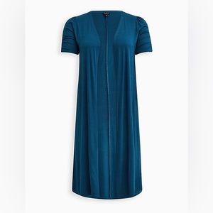 Torrid Duster Fit n Flare Short Sleeve Sweater